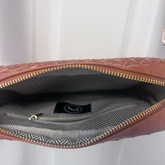 The Woven Willow Camera Crossbody Bag in Brown - Picture 11 of 11